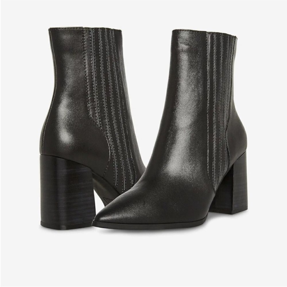 Blondo Indi Waterproof Heeled Booties Black US 6.5